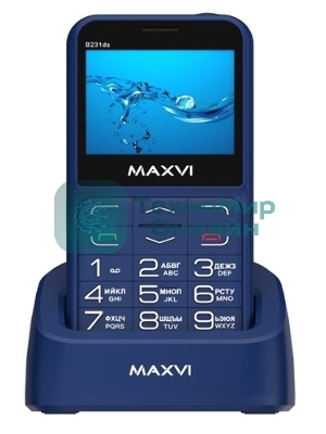 Мобильный телефон Maxvi B231ds синий
