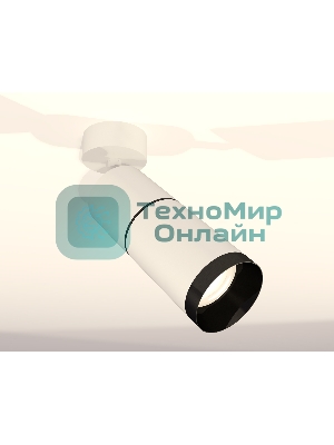 Комплект поворотного светильника Ambrella light XM6312011 SWH/PBK белый песок/черный полированный MR16 GU5.3 (A2202, C6301, A2061, C6312, N6131)