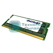 Оперативная память Patriot, DDR3L, 8GB (1x8 GB), 1600 MHz, CL11, SO-DIMM