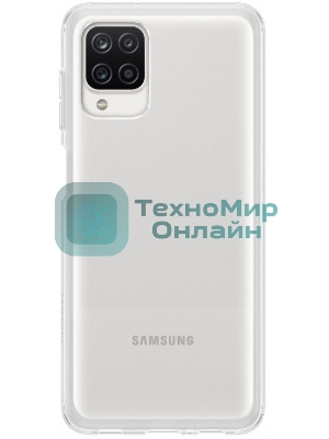 Чехол (клип-кейс) Samsung для Samsung Galaxy A12 Soft Clear Cover прозрачный (EF-QA125TTEGRU)