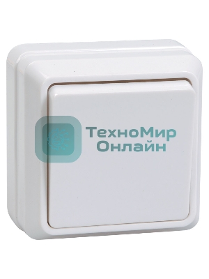 Выключатель IEK EVO10-K01-10-DC ВС20-1-0-ОБ 1кл 10А откр.уст. ОКТАВА (белый)