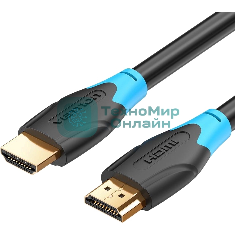 Кабель Vention HDMI High speed v2.0 with Ethernet 19M/19M - 2м