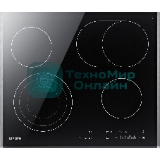 Встраиваемая электрическая панель Samsung NZ64T3536DK/WT 59 x 50.5 x 5.2 см., электронное управление, 15 степеней мощности, автоматическое отключение, защита от детей, блокировка управления, дисплей, 4 конфорки, 2 с зоной расширения, рамка из нержавеющей стали, корпуса черный