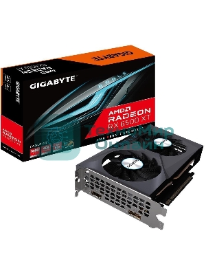 Видеокарта Gigabyte PCI-E GV-R65XTEAGLE-4GD AMD Radeon RX 6500XT 4096Mb 64 GDDR6 2900/12000 HDMIx1 DPx1 HDCP Ret