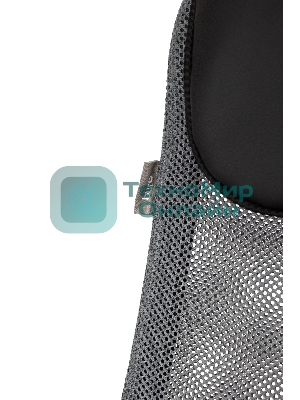 Кресло Бюрократ CH-607 TW-04 Neo Black темно-серый, сетка, подголовник