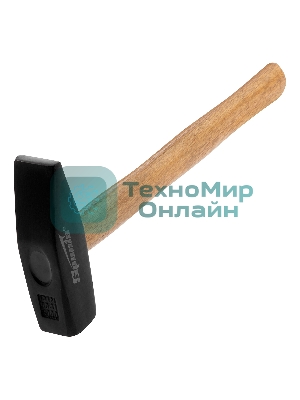 Молоток Sparta слесарный, 1000 г, квадратный боек, деревянная рукоятка