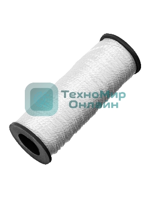 Шнур крученый капроновый Сибртех 1,5 мм, L 100 м, 45 кгс, на катушке, белый