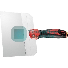 Шпатель Matrix фасадный из нержавеющей стали, 300 мм, двухкомпонентная рукоятка, широкое полотно