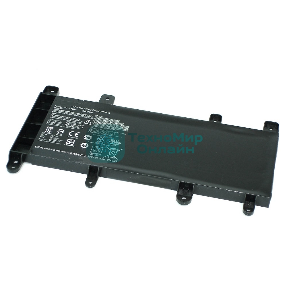 Аккумуляторная батарея для ноутбука Asus X756 7.6V 5000mAh orig