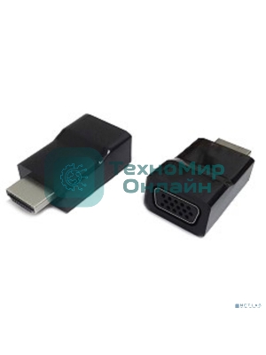 Переходник Gembird Переходник HDMI-VGA Cablexpert A-HDMI-VGA-001, 19M/15F