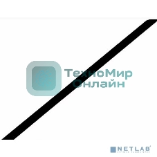 Трубка термоусадочная Rexant 2.5/1.25 1м черный