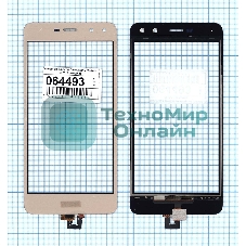 Сенсорное стекло (тачскрин) для Huawei Y5 2017 золотое