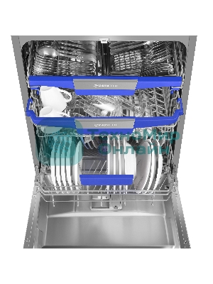 Посудомоечная машина Maunfeld MWF60331S Inverter, нержавеющая сталь, 59.8 см, 14 компл., 42 дБ, класс A+++
