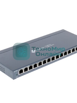 Коммутатор TP-Link TL-SG116 16-портовый гигабитный настольный коммутатор