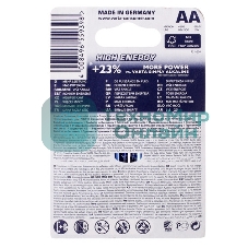 Батарейка Varta LONGLIFE POWER (HIGH ENERGY) LR6 AA 04906121412 BL2 Alkaline 1.5V (4906) (2/40/200)