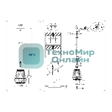 Светильник Ambrella light TR8521 BK/SB черный/бронза E27 max 60W D170*1000