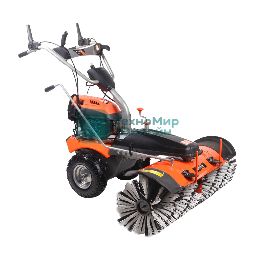 Подметальная машина PATRIOT S 610P 6лс 180-350об/мин шир.100см D35см ск.4+2 ручной/эл.стартер 79кг