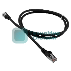 Патч-корд LANMASTER LSZH FTP cat.5e, 3.0 м, черный
