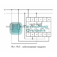 Реле времени PCU-510 (многофункц. 230В 2х8А 2перекл. IP20 монтаж на DIN-рейке) F&F EA02.001.009