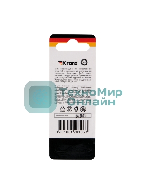 Бита для шуруповерта Kranz PZ3х50 мм (2 шт./уп.)