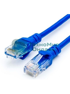 Кабель PATCH CAT5E UTP 2M BLUE ATCOM AT9161