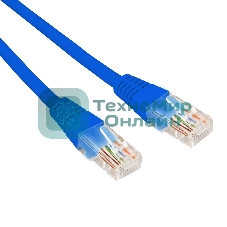 Патч-корд U/UTP Rexant cat.5e, RJ45-RJ45, 26AWG, ZH нг(А)-HF, синий, 3 м