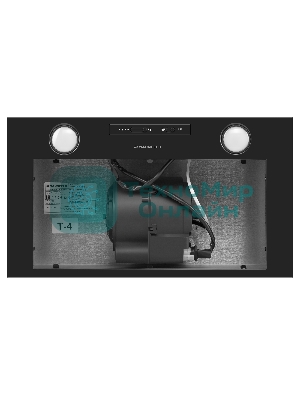Вытяжка полновстраиваемая Maunfeld Crosby Light 5028, черный, 50 см, 850 куб. м/ч, 55 дБ