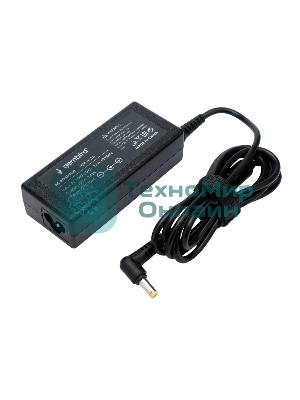 Блок питания Gembird для ноутбуков Acer 19В/3,42А, 65Вт, 1 штекер (5,5х1,7мм 9м)