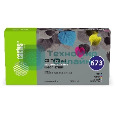Чернила Cactus CS-T673set 673 черный/голубой/пурпурный/желтый/светло-голубой/светло-пурпурный набор 6x70мл для Epson Inkjet Photo L800/L801/L810/L850