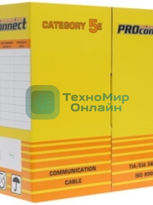 Кабель PROconnect Кабель FTP cat.5e 4 пары (305м) 0.51 мм OUTDOOR