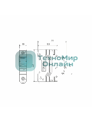 Автоматический выключатель Werkel 1P  10 A  C  6 кА W901P106