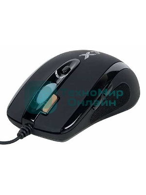 Мышь проводная A4Tech X-710MK черный, 2000 dpi, USB, кнопки - 7