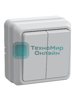Выключатель IEK EVO20-K01-10-DC ВС20-2-0-ОБ 2кл 10А откр.уст. ОКТАВА (белый)