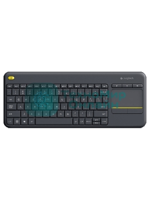 Клавиатура Logitech K400 Wireless Touch Plus беспроводная, радиоканал, чёрный