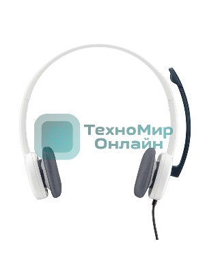 Гарнитура Logitech H150 белый, проводная, 3.5 мм