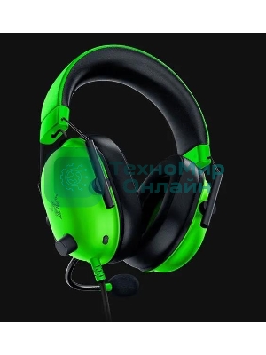 Гарнитура Razer Blackshark V2 X зеленый, проводная, 3.5 мм