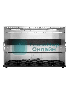 Корпус для майнинга ExeGate EX270772RUS Pro 13-430 (без БП, 2хUSB, 5хfan 120мм, места под: 13 видеокарт, 2 БП)