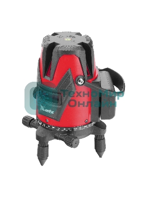 Лазерный уровень MTX MFL RED, 30 м, красный луч, акк. Li 2400 mAh, сумка, резьба 5/8