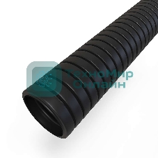 Труба гофрированная Rexant ПНД d32 мм с протяжкой черный (уп. 25 м)