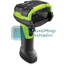 Сканер штрих-кода ручной Zebra DS3608 (DS3608-SR3U4600VZW) 2D имидж, проводной, USB, зеленый/черный