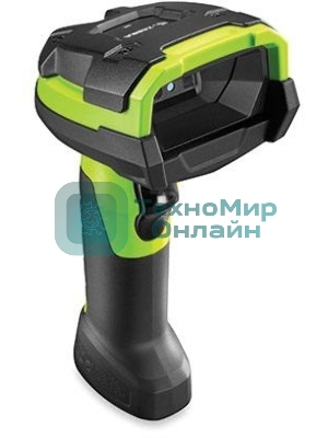 Сканер штрих-кода ручной Zebra DS3608 (DS3608-SR3U4600VZW) 2D имидж, проводной, USB, зеленый/черный